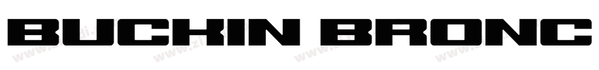 Buckin Bronc Expand字体转换